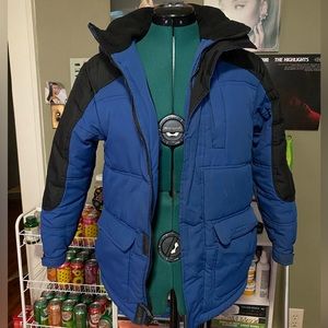 COPY - Boys Blue and Black Coat